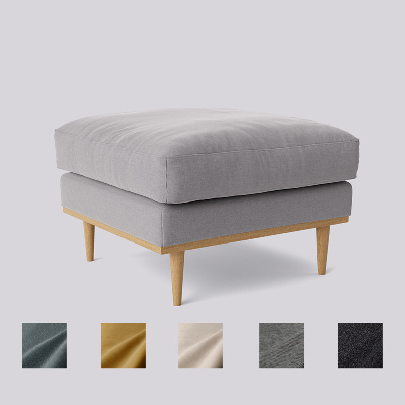 Swoon Norfolk Ottoman Purple by Swoon