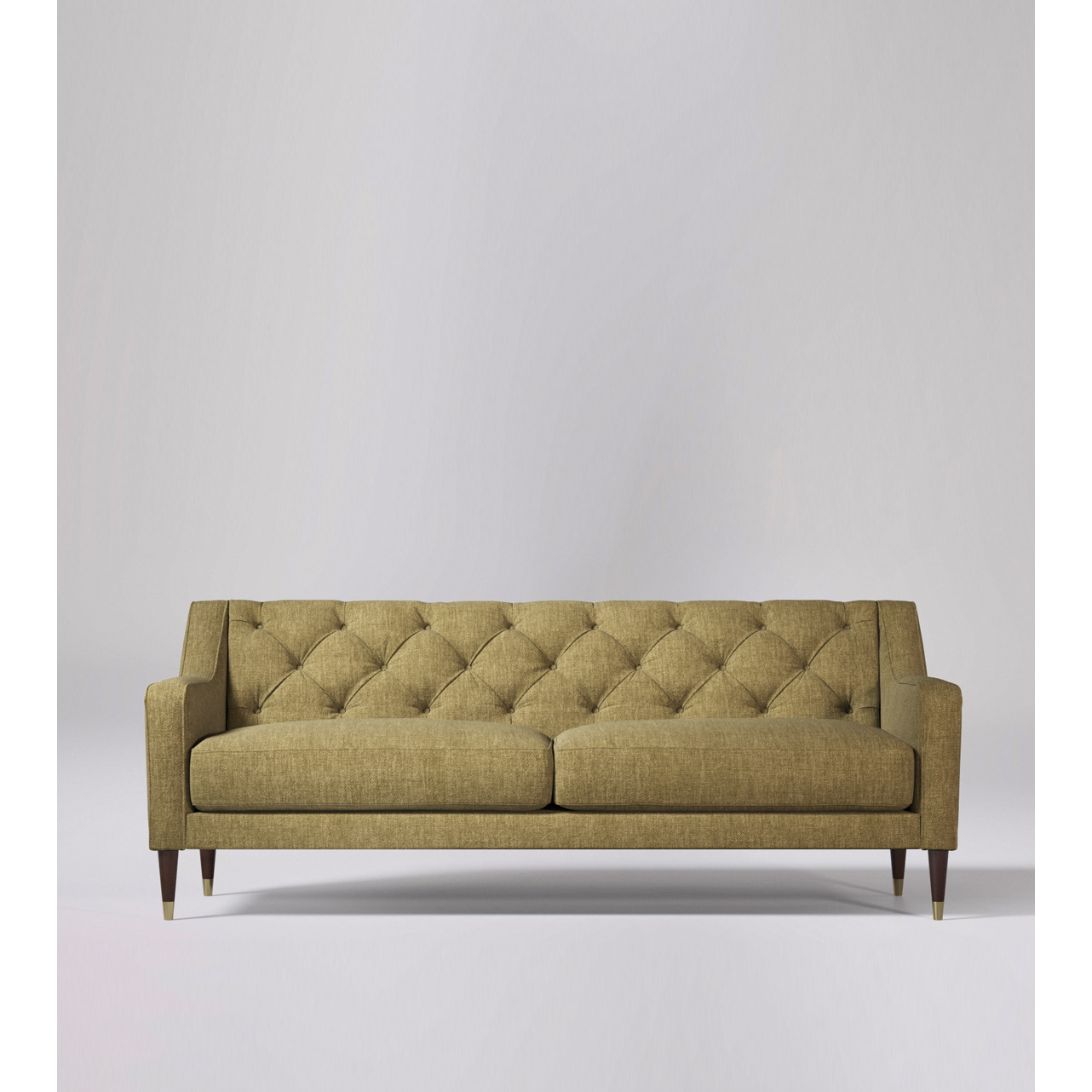Swoon Pritchard ThreeSeater Sofa Beige House Weave by Swoon