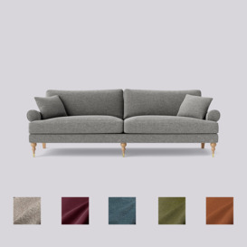 Swoon - Sutton - Three-Seater Sofa - Grey - House Weave
