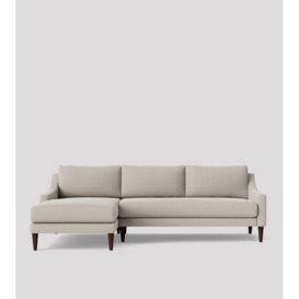 Swoon - Turin - Left-Hand Corner Sofa - Grey - Linen