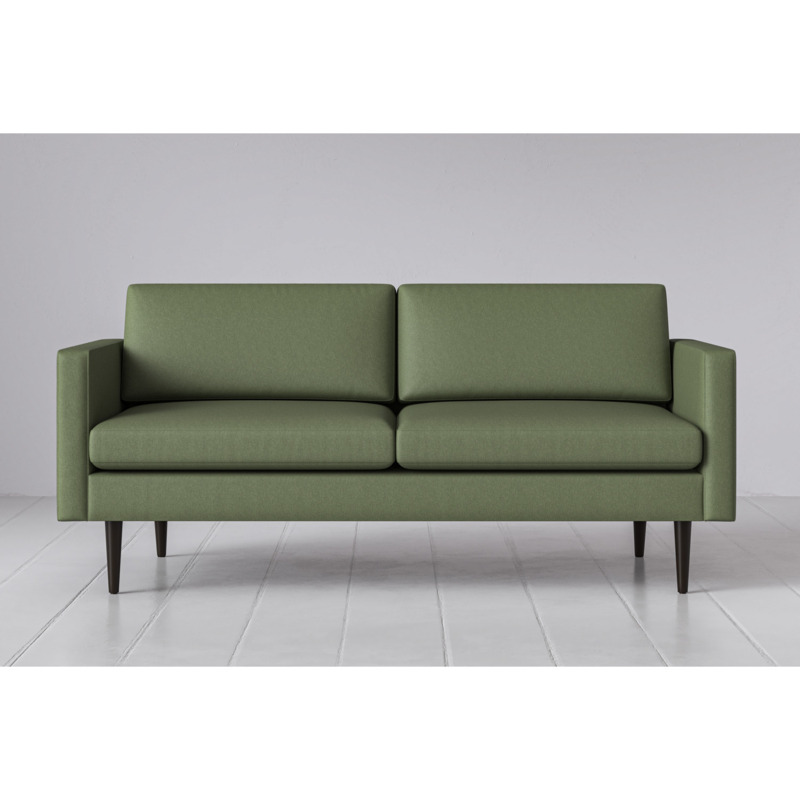 Linen 2 Seater Sofa from Swyft Sage Model 01 24hr Delivery by