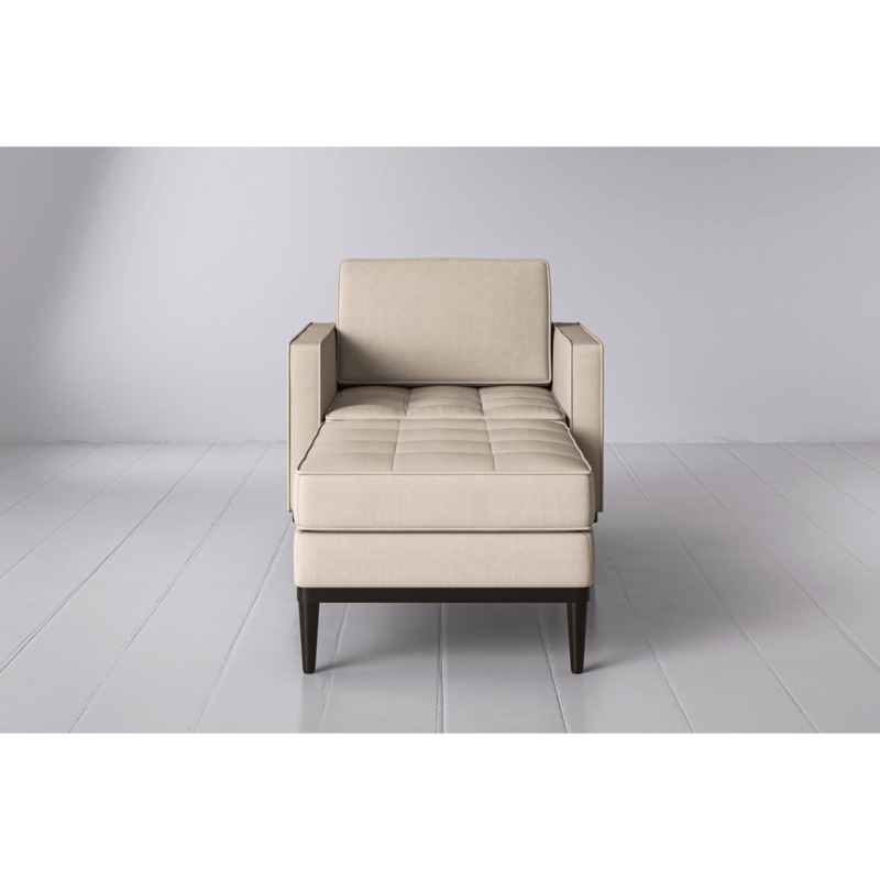 Cotton Chaise Longue Armchair Tusk Model 02 Quick Delivery by