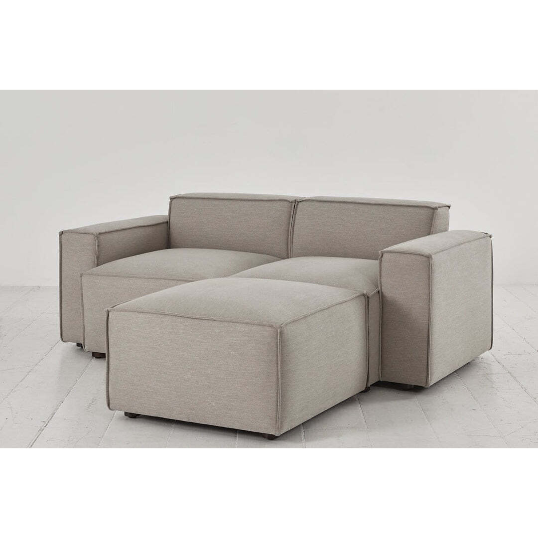 Linen 2 Seater Right Chaise Modular Sofa Pumice Model 03 Quick — free download