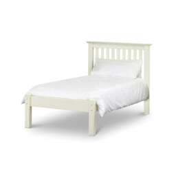 Ashfield Premium Stone White Finish Shaker Style Low Foot End Bed ...