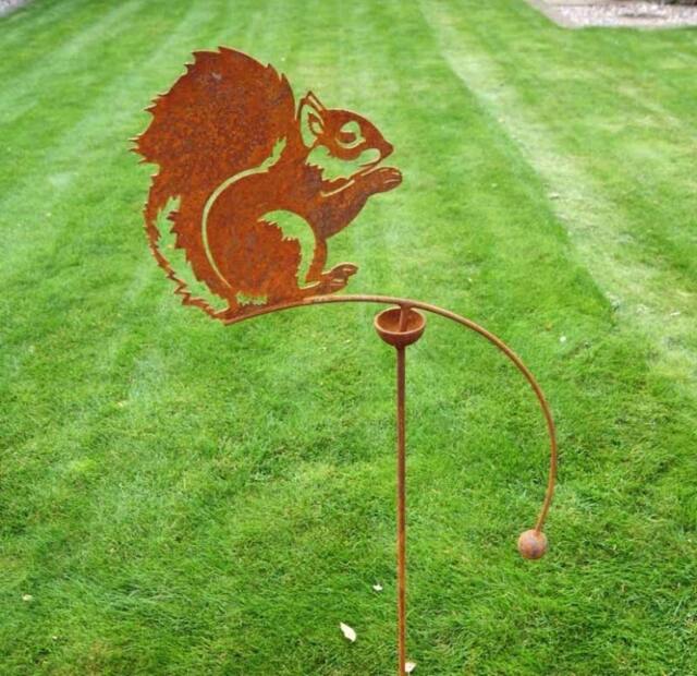 Wind Rocker Squirrel wind rocker single bare metal/ready to rust - steel - l66 x ...