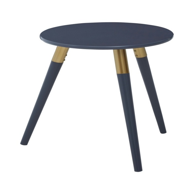 Interiors By Premier Dark Grey Side Table, Triangular Small End Table ...