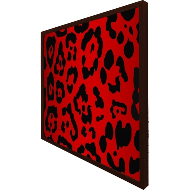 Red Leopard Frame Red Leopard Print (Picture Frame) Brown - L by Tesco - Marketplace ...