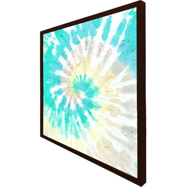Tie Dye Pattern Shibori Print (Picture Frame) Brown - M by Tesco ...