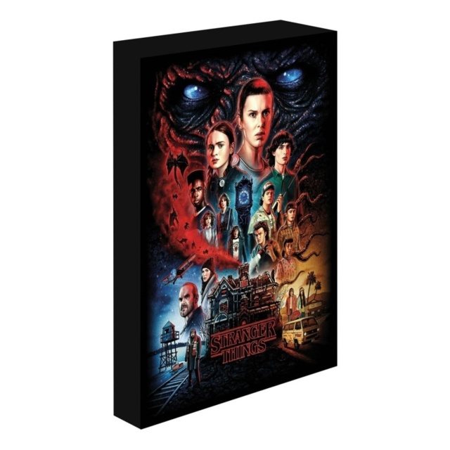 Cornice Retroilluminata LED Stranger Things 30x40 Cm – 4 Vecna – Licenza Ufficiale