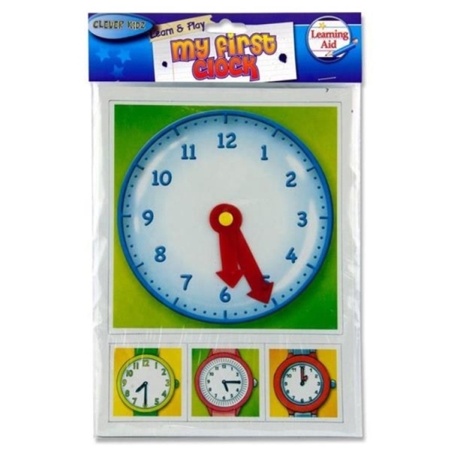 My First Clock - Learn And Play Game By Clever Kidz by Tesco ...