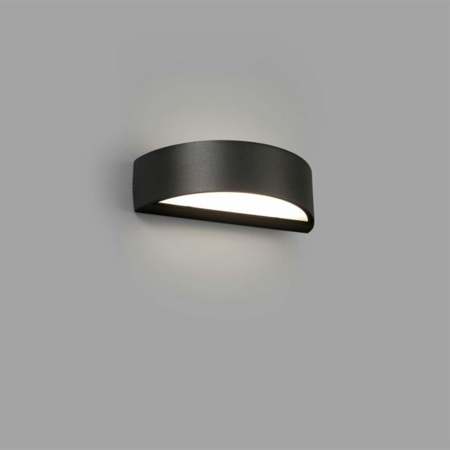 Oval Outdoor Led Dark Grey Up Down Wall Light 10W 3000K Ip65 by Tesco ...
