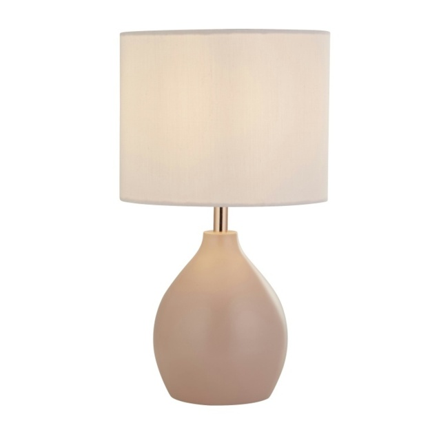Pink Table Lamp With Copper Riser by Tesco - Marketplace | ufurnish.com