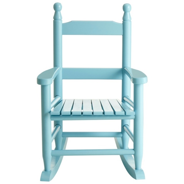 Premier Kids Blue Rocking Chair, Non-Harmful Children's Chair, Easy To ...