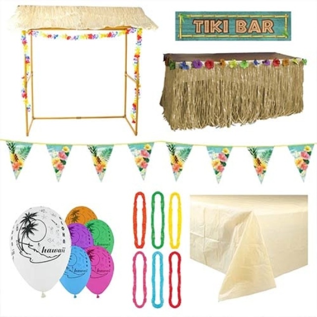 Hawaiian Tiki Bar Basic Decoration Kit by Tesco - Marketplace ...