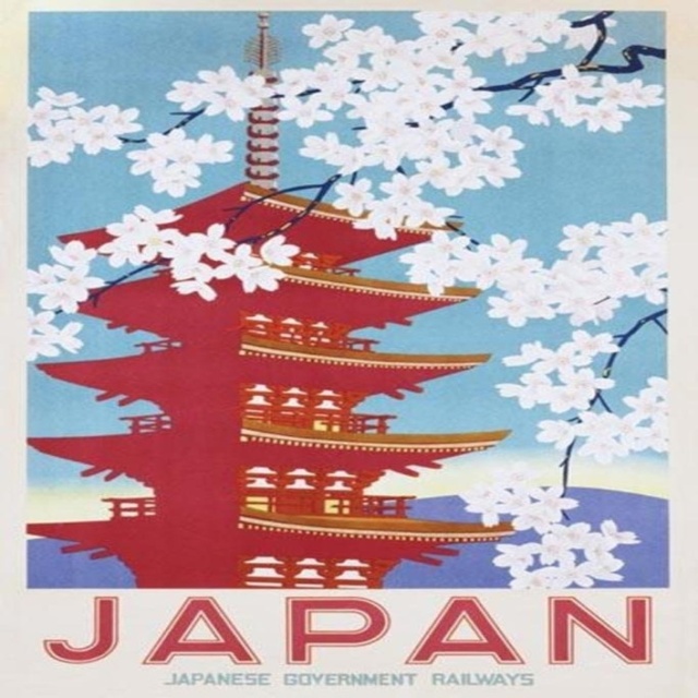 Japanese Government Railways Poster Fiori: Maxi Poster 61x91,5 Cm Con Licenza Ufficiale - Arrotolato In Tubo, Stampa D'Arte Per Pareti