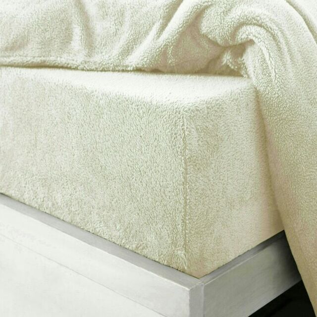 Sábana Ajustable De Forro Polar Térmico (MIA) – Cama Tamaño Doble, Multicolor, Suave Y Hipoalergénica