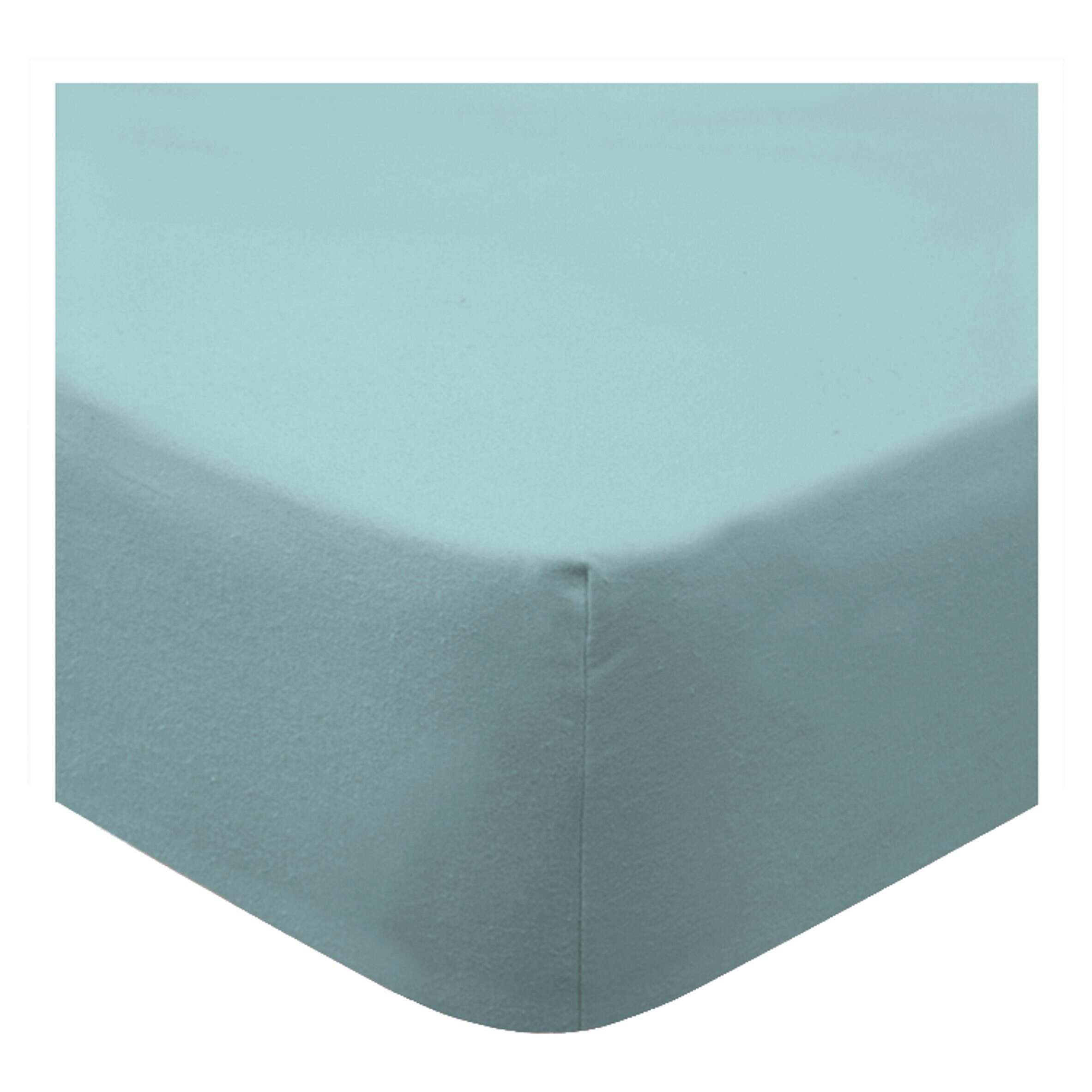 Tesco Marine Blue 100 Cotton Fitted Sheet Single by Tesco