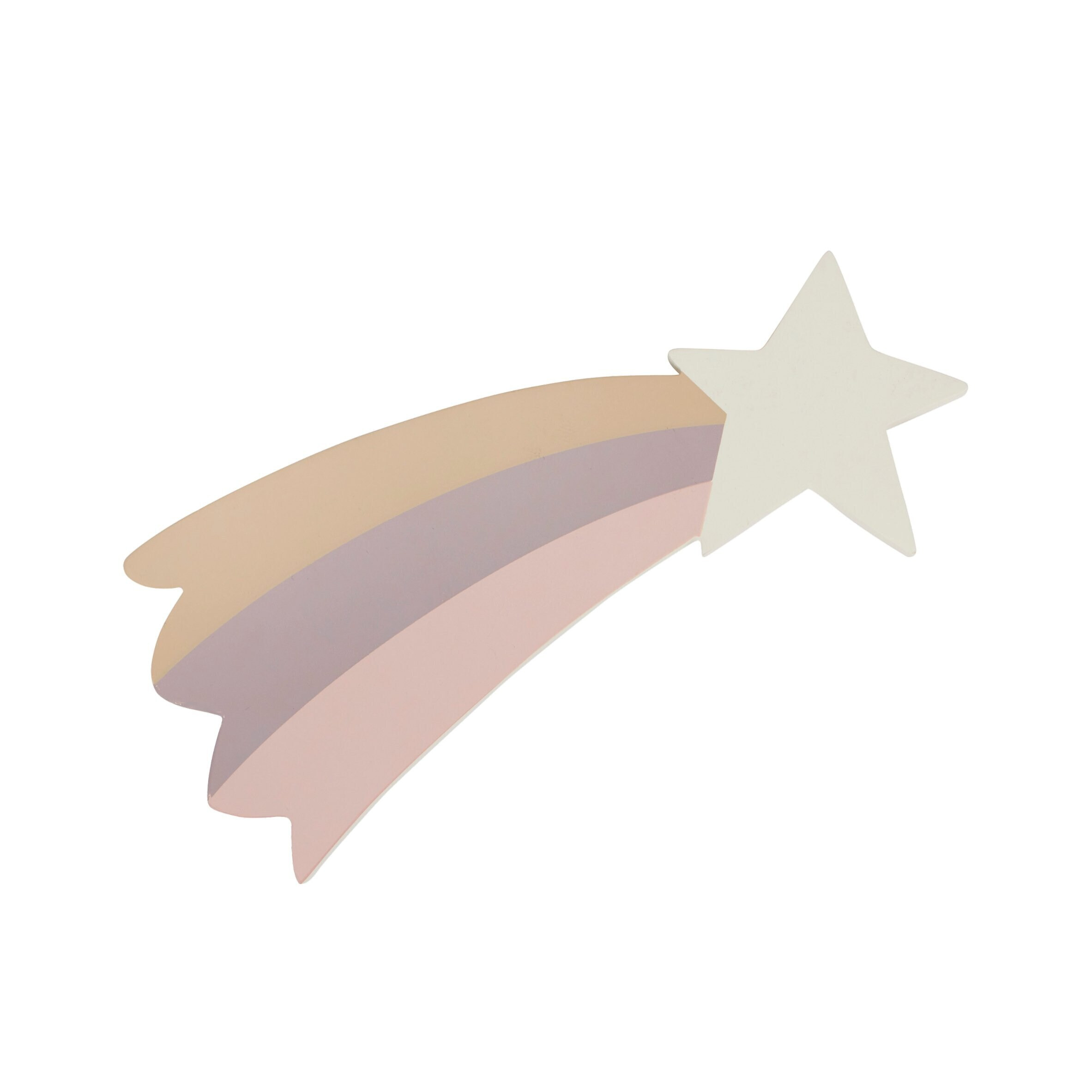 Chapter B Kids Club Wooden Shooting Star Wall Art by Tesco