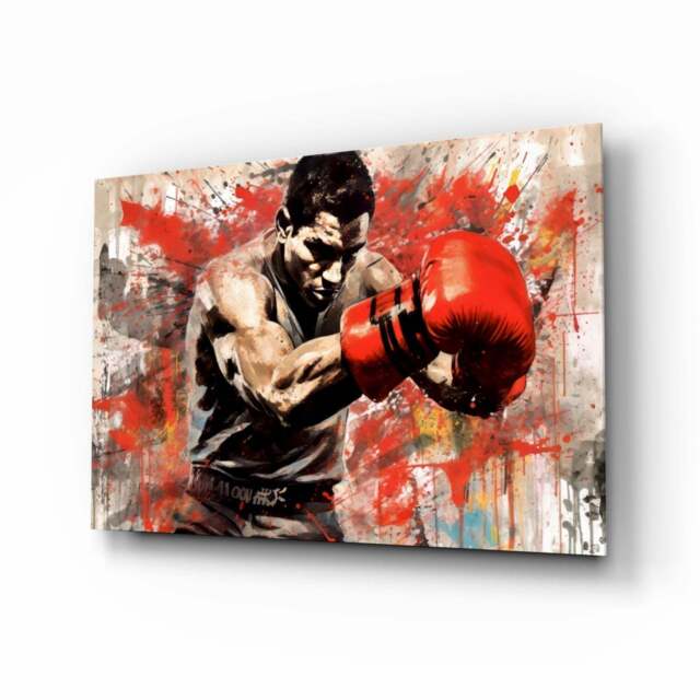Boxing Glass Wall Art -- Designer Collection - - That Home Shop by That ...