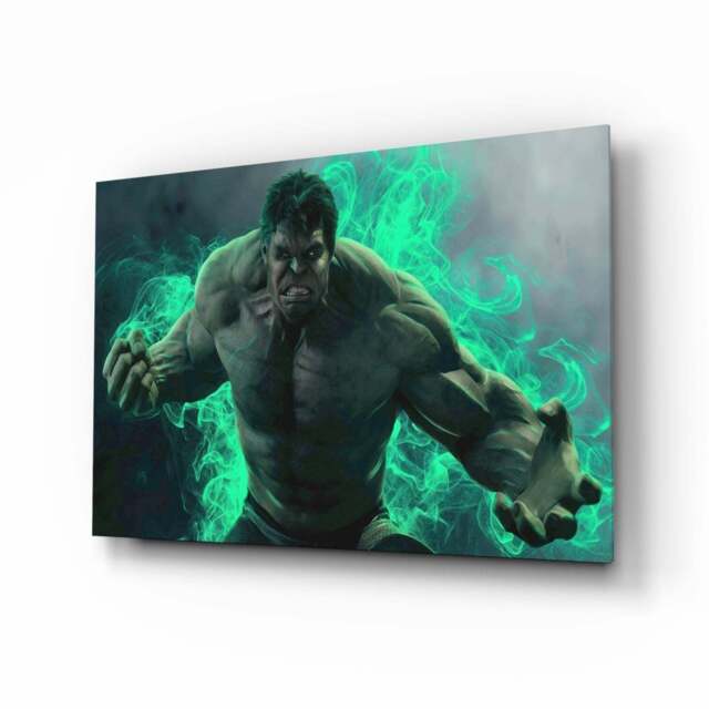 Hulk Glass Wall Art - - That Home Shop by That Home Shop | ufurnish.com