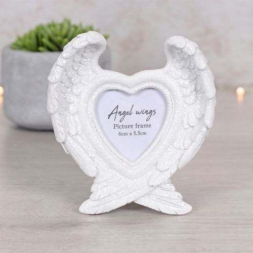 Glitter Angel Wing Photo Frame - - That Home Shop by That Home Shop ...