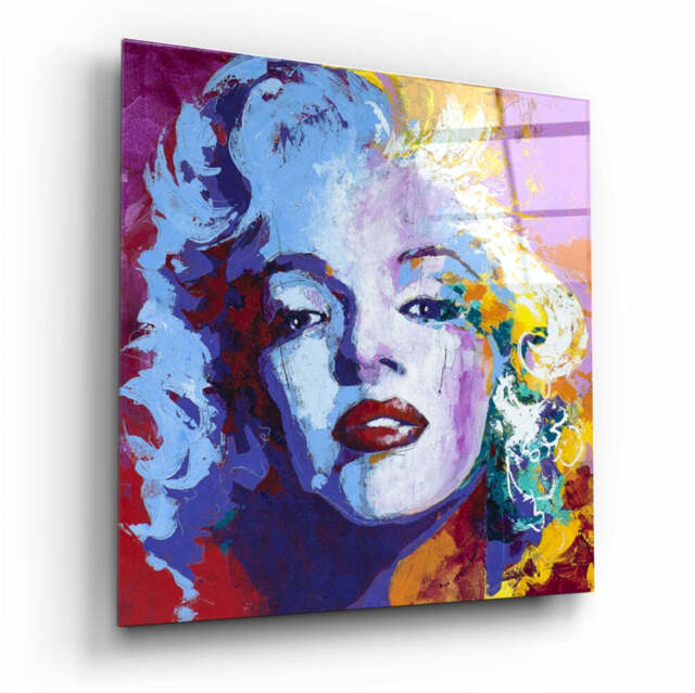 Marilyn Monroe Glass Wall Art - - That Home Shop by That Home Shop ...