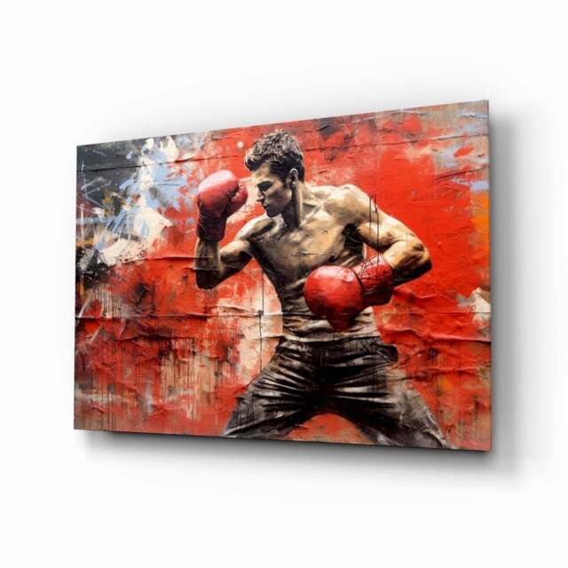 Boxing Glass Wall Art -- Designer Collection - - That Home Shop by That ...