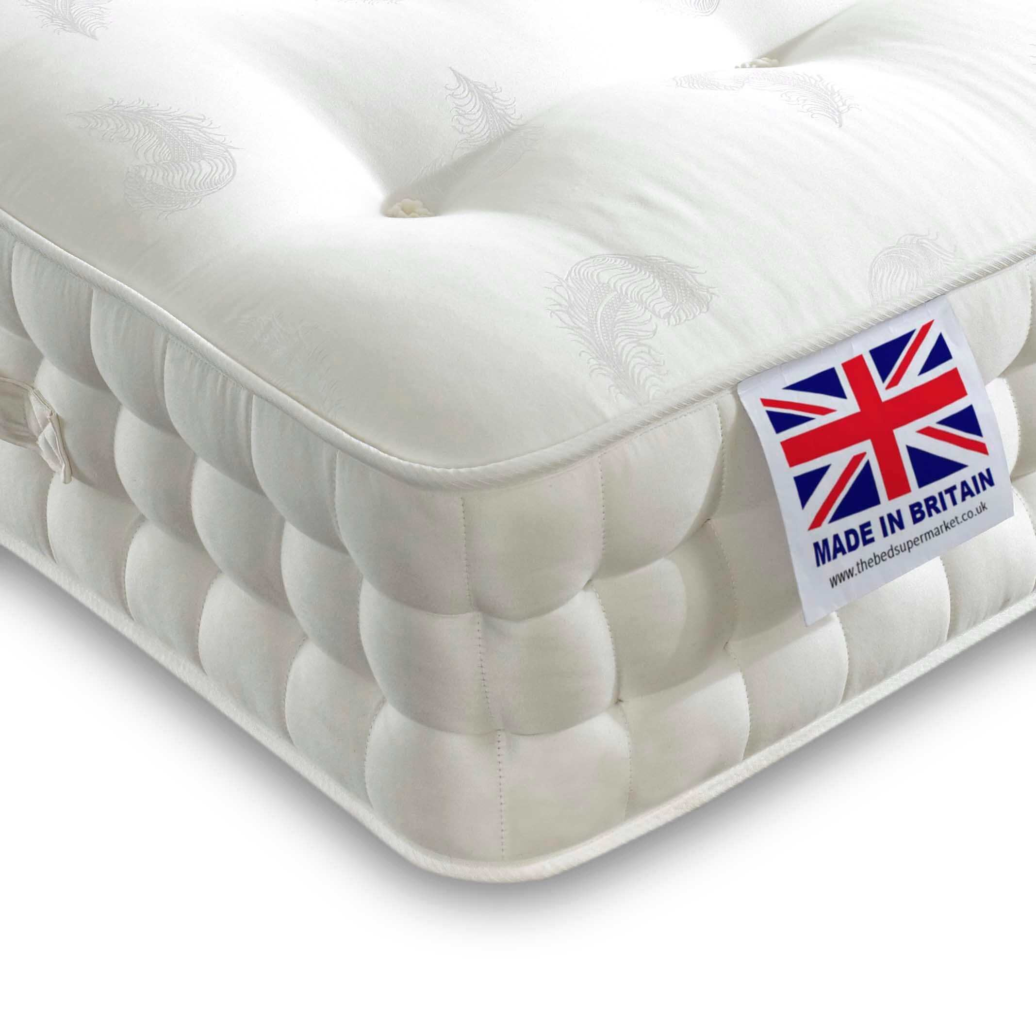 Gloucester Zip and Link Pocket Natural Hand Stitched Mattress by The