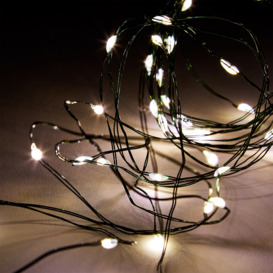 Knirke Battery Fairy Lights in Green By Sirius