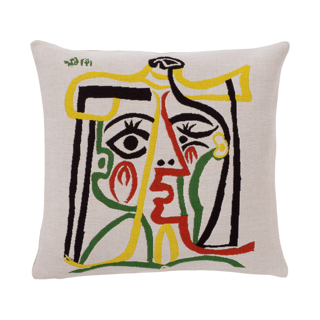Picasso 'Head of a Woman' Cushion Cover 45cm x 45cm By Jules Pansu