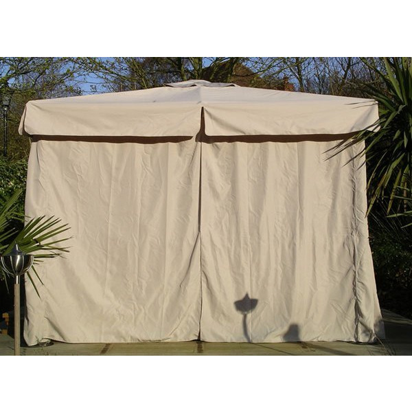Replacement 4m X 3m Deluxe and Riviera Gazebo Side Curtains by The