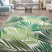 Green Tropical Indoor Outdoor Rug - Ota - Green / 160cm by The Range ...