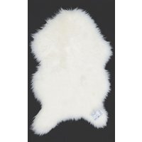 White Rabbit Fur Rug Luxury Faux Rabbit Fur Rug - White by The Range | ufurnish.com