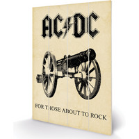 AC DC (For Those About to Rock) Wall Art - White by The Range ...