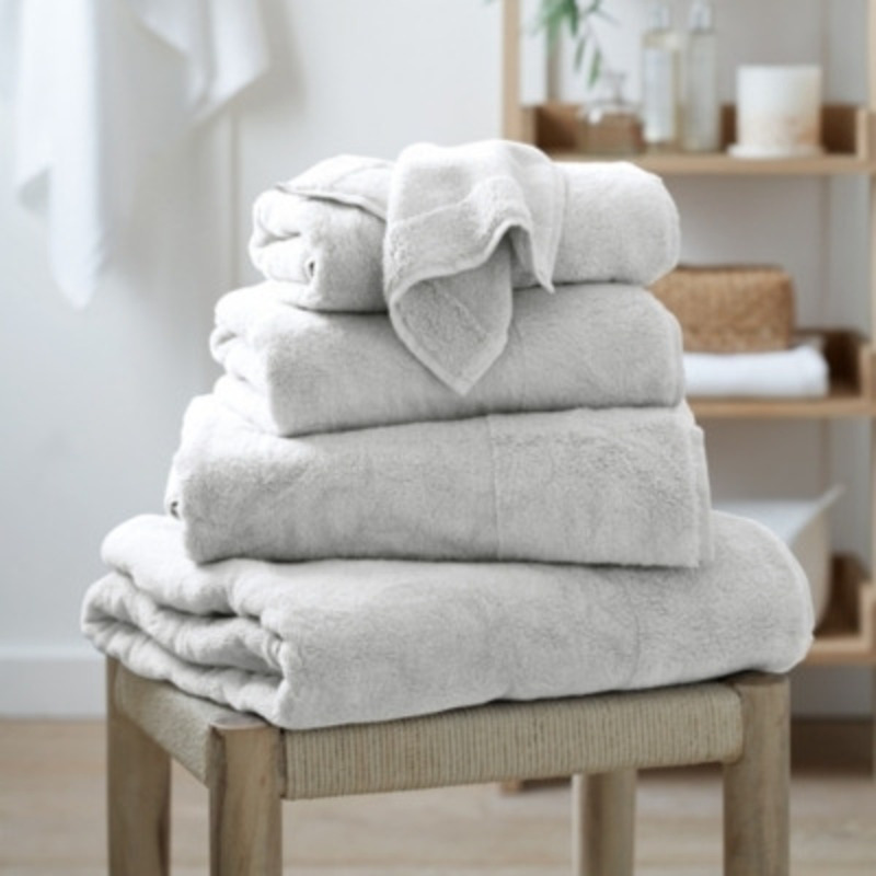 Classic Hydrocotton Bath Sheet, Silver, Bath Sheet by The White Company