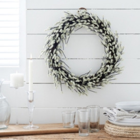 Pussy Willow Wreath , Multi, One Size