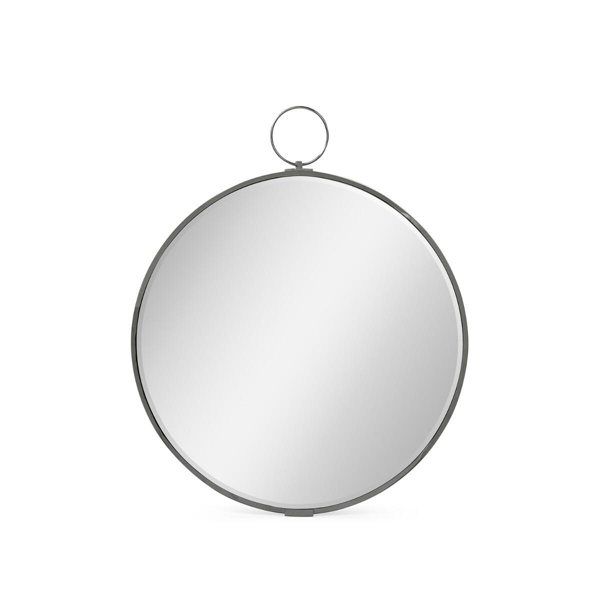 William Yeoward Avalone Round Wall Mirror Antique Bronze by Tobias