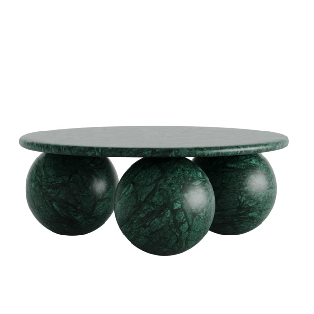 Marble Furniture - Globe Coffee Table - Forest Green by Tobias Oliver ...