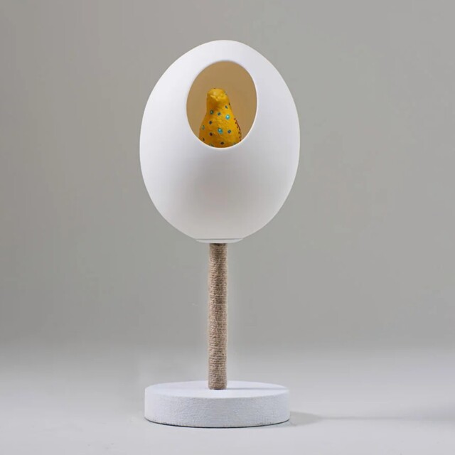Porta Romana - Funky Robin Table Lamp Small - Multi by Tobias Oliver ...