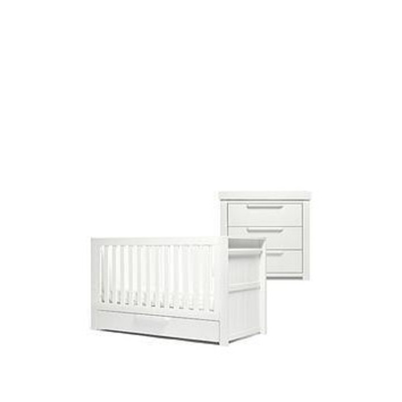Mamas & Papas Franklin Cot Bed, Dresser Changer and Wardrobe, One