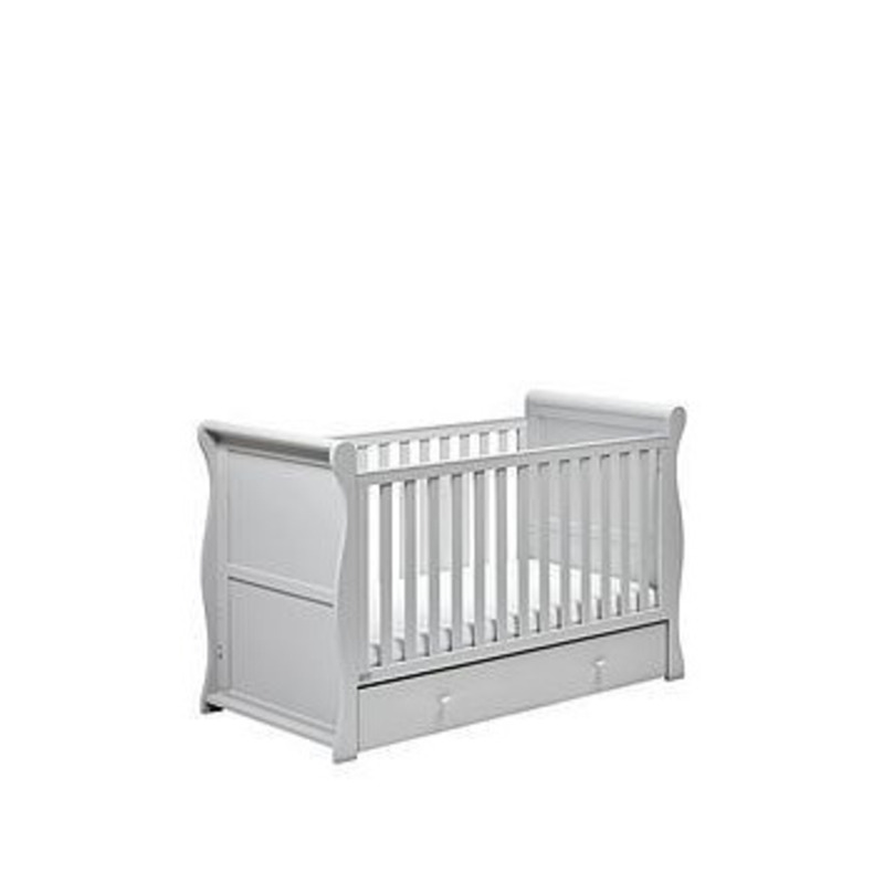 East Coast Nebraska Cot Bed, Grey by Very