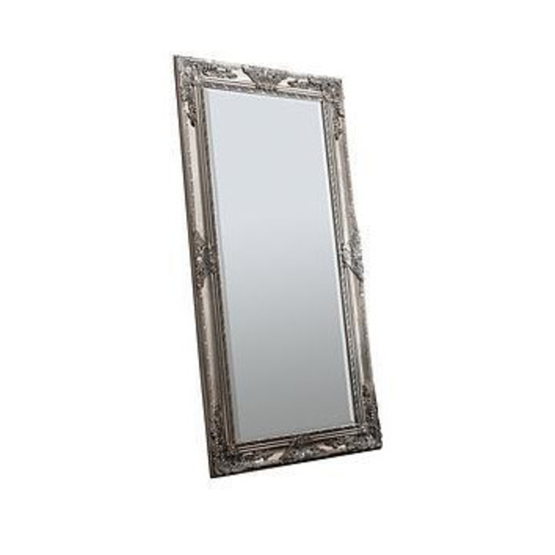 Gallery Hampshire Silver Leaner Full Length Mirror by Very