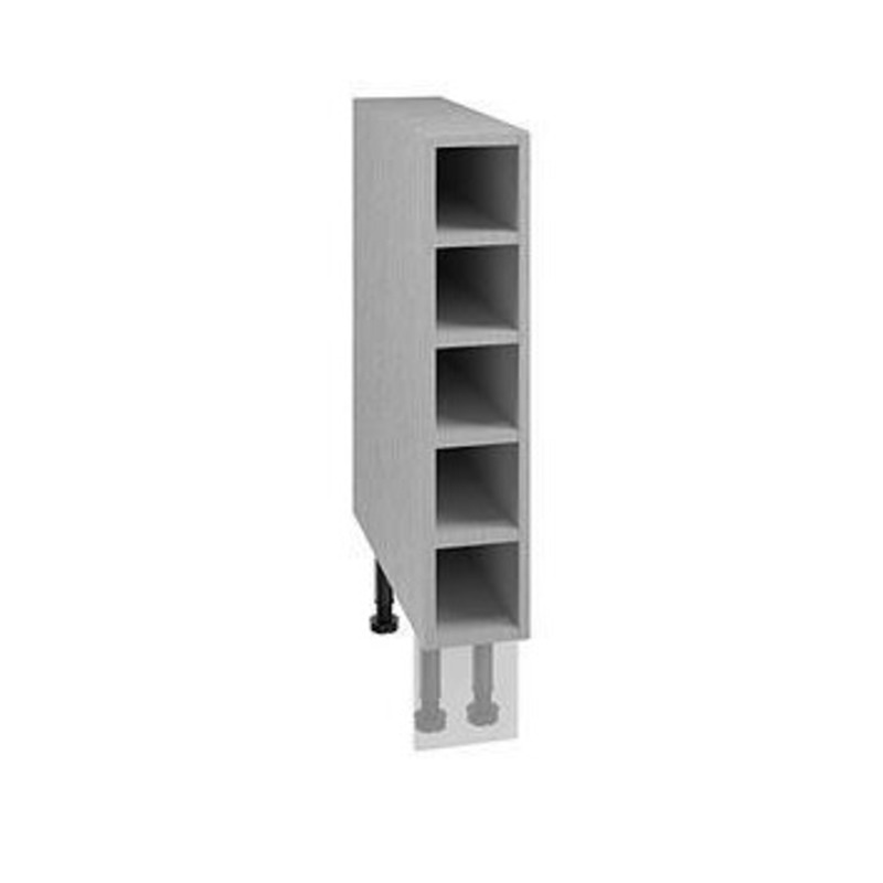 Manor Interiors Newark Light Grey Base Wine Rack Unit, 150Mm by Very