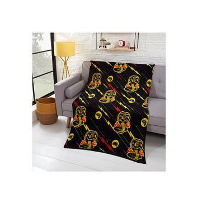 Cobra Kai Fleece Blanket Multi by Very