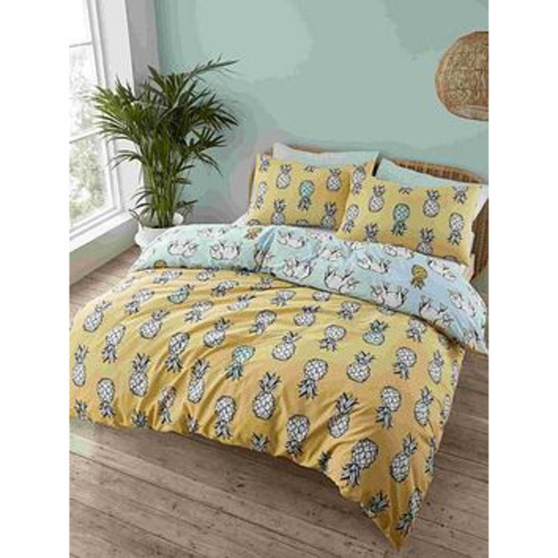Pineapple Elephant Tupi Pineapple Duvet Cover Set by Very
