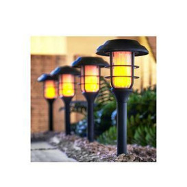 Gardenwize Solar Stake Lights - Flame Effect Led