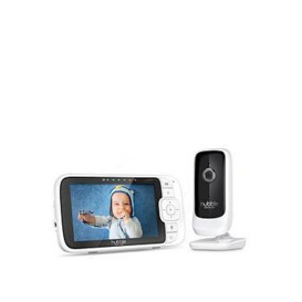 Hubble Nursery Pal Link Premium Smart 5&rdquo Baby Monitor with Fixed Camera with Digital Zoom, White