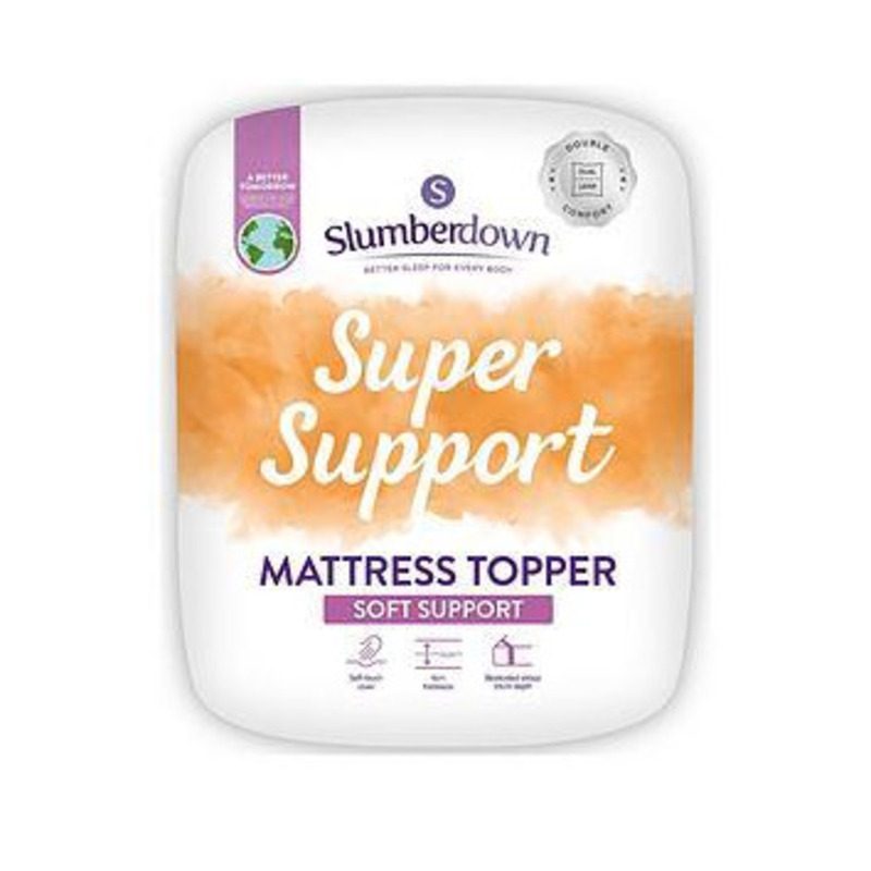 Slumberdown Climate Control Mattress Topper White by Very