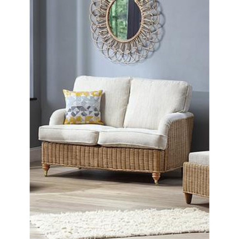 Desser Seville Light Oak 2Seater Conservatory Sofa by Very