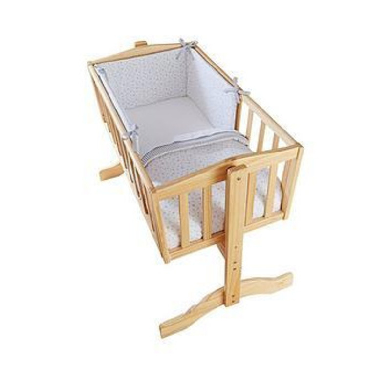 Clair De Lune Stars & Stripes Crib Bedding Set, Blue by Very